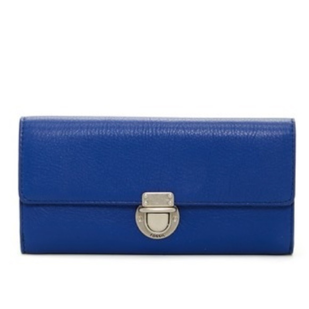 Fossil Riley Flap Leather Wallet